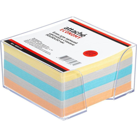 Блок-кубик Attache Эконом в стакане 9х9х5 цветной