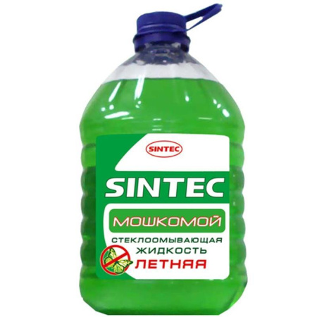 Жидкость Стеклоомывающая Sintec Летняя 5 л
