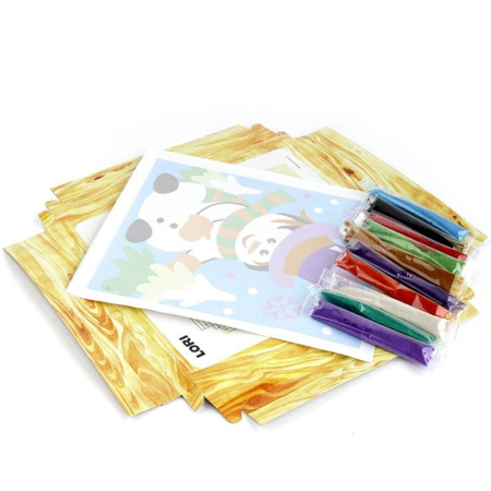 Фреска из песка Lori Снеговик