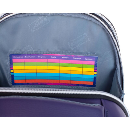 Ранец Комус Класс Basic Собачка синий с двумя отделениями