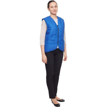 Жилет утепленный Комфорт васильковый (размер 52-54, рост 170-176)