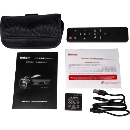Видеокамера Rekam Allure Zoom 1100 черная