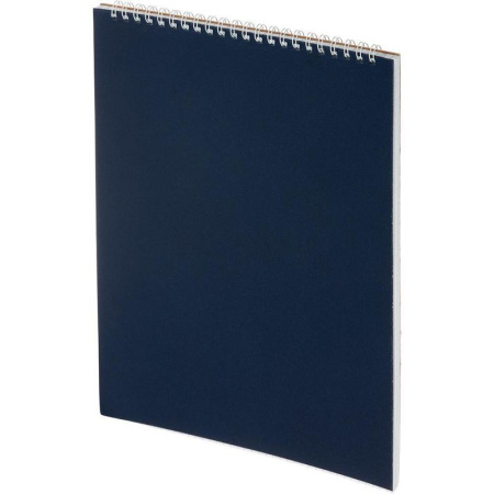 Блокнот Альт Офис А4 60 листов синий в клетку на спирали (200х290 мм) (артикул производителя 61352)
