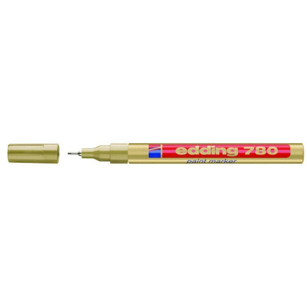 Маркер промышленный Edding E-780/53 для универсальной маркировки золотистый (0.8 мм)