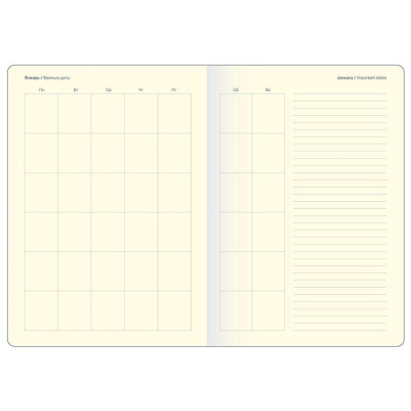 Ежедневник недатированный InFolio Grunge искусственная кожа А5 160  листов черный (140х200 мм)