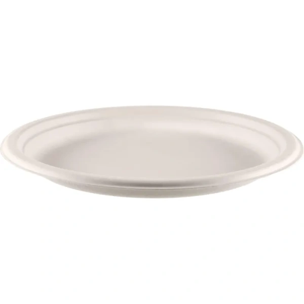 Тарелка одноразовая бумажная Средний 230 мм белая 900 штук в упаковке Тарелка одноразовая бумажная Средний 230 мм белая 900 штук в упаковке