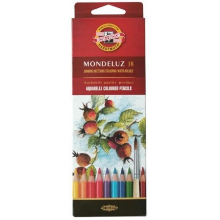 Карандаши акварельные Koh-I-Noor Mondeluz 18 цветов