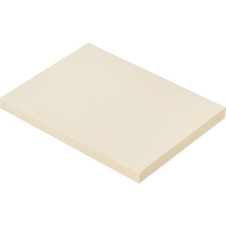 Стикеры Attache 76х101 мм пастельные желтые (1 блок, 100 листов)