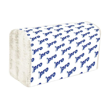 Полотенца бумажные листовые Protissue V-сложения 1-слойные 20 пачек по 250 листов (артикул производителя C192)