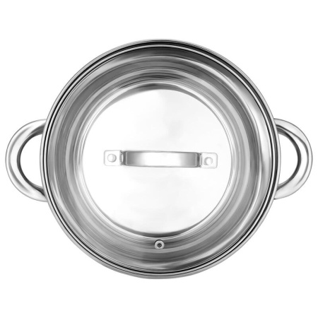 Кастрюля Appetite Rondy 3.9 л нержавеющая сталь с крышкой