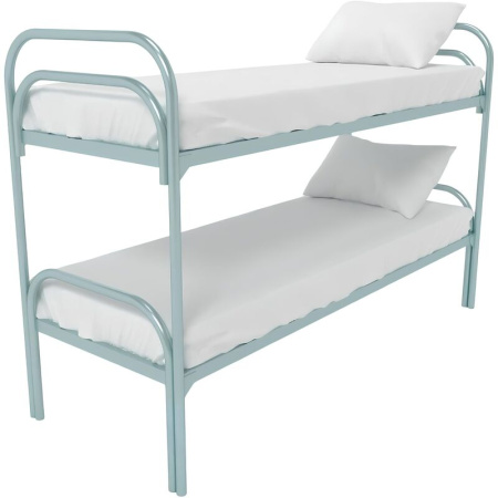 Кровать двухъярусная Хард + 2 металлическая (серый, 809х1350х1966 мм)