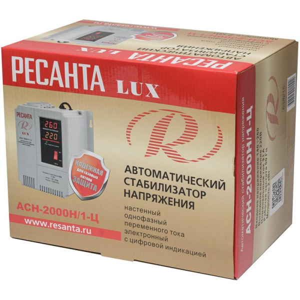 Стабилизатор напряжения Ресанта Lux АСН-2000Н 1-Ц