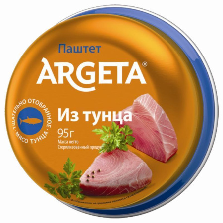 Тунец Argeta паштет, 95г
