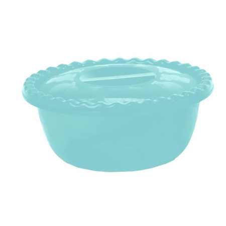 Салатник Idea пластиковый голубой/зеленый 3 л (артикул производителя М 1316)