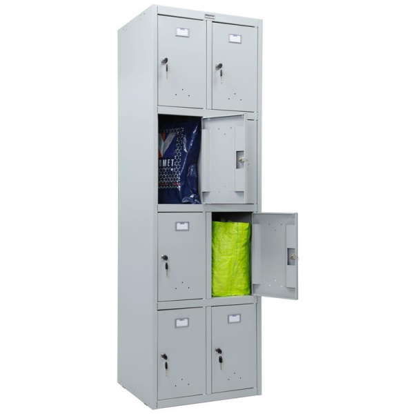 Шкаф для сумок Практик Стандарт LS-24 на 8 ячеек (575х500х1830 мм)