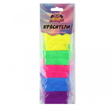 Наполнитель для слайма Slimer Красители (10 штук в упаковке)