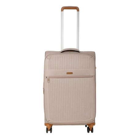 Чемодан Polar 62 литра из ткани бежевый (Р1913) Чемодан Polar 62 литра из ткани бежевый (Р1913)