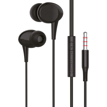 Наушники Pero EP09 черные (4603768350798) Наушники Pero EP09 черные (4603768350798)