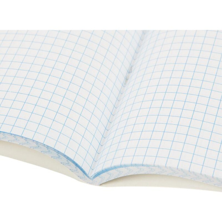 Книга учета  96 листов  А5 в клетку на скрепке блок офсет Attache  (обложка - мелованный картон)