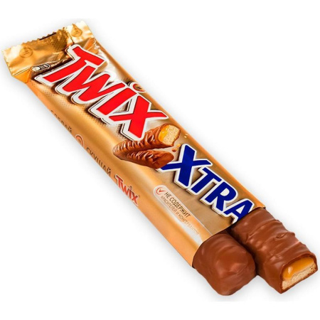 Шоколадный батончик Twix Xtra 82 г Шоколадный батончик Twix Xtra 82 г