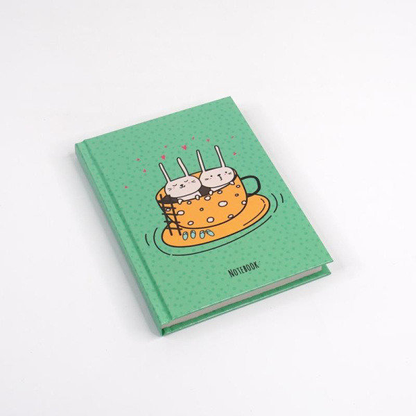 Записная книжка Канц-Эксмо Веселое чаепитие А6 96 листов в клетку на сшивке