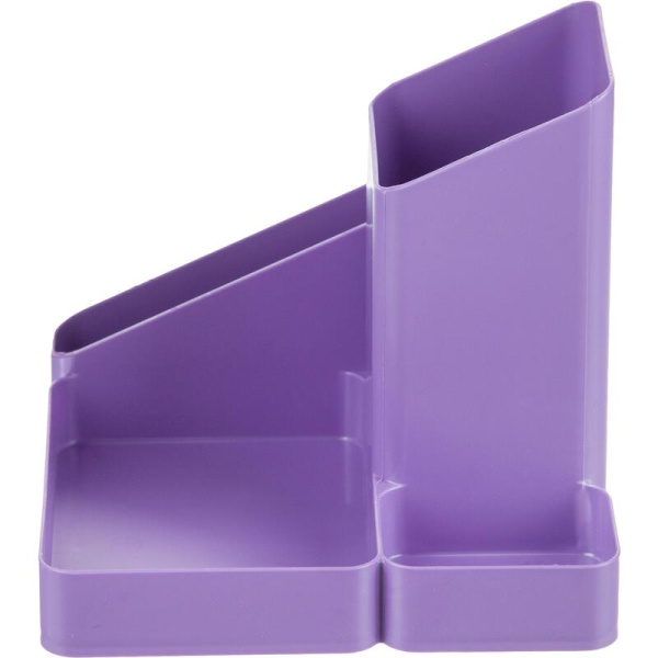 Подставка-органайзер для канцелярских мелочей Attache Акварель 4  отделения фиолетовая