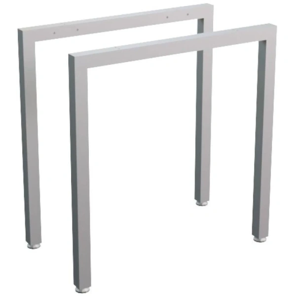 Набор крайних опор для одиночного бенча Steel 11101 (белый, 700х40х727  мм)