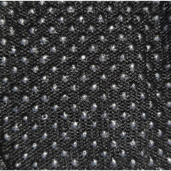 Перчатки рабочие защитные полиэфирные с ПВХ покрытием черные (точка, 15  класс, размер 7-9, M-L, 12 пар в упаковке, артикул nl11pd)