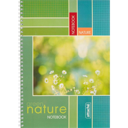 Тетрадь общая Attache,(А4, 80 листов, клетка, на спирали)