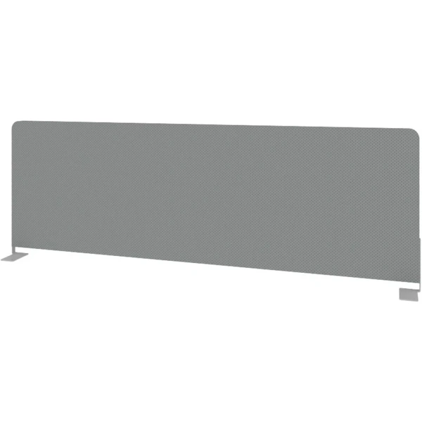 Экран к столу Metal System Style Б.ТЭКР-120 с креплением боковой (серый, 1200х28х390 мм)