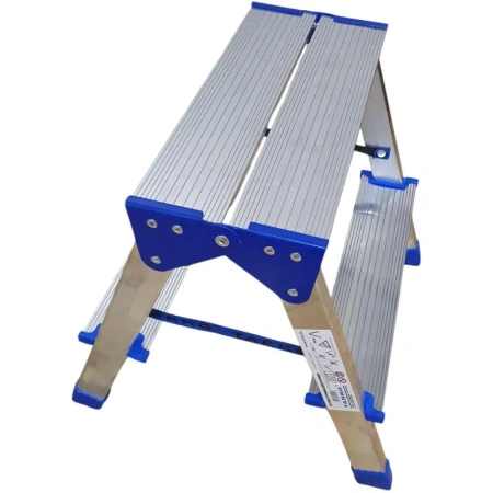 Стремянка алюминиевая двусторонняя 2х2 ступени Tarko (T04202)