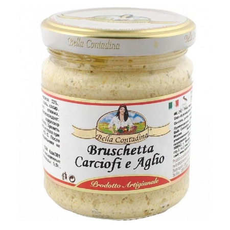 Брускетта Bella Contadina из артишоков с чесноком 190 г