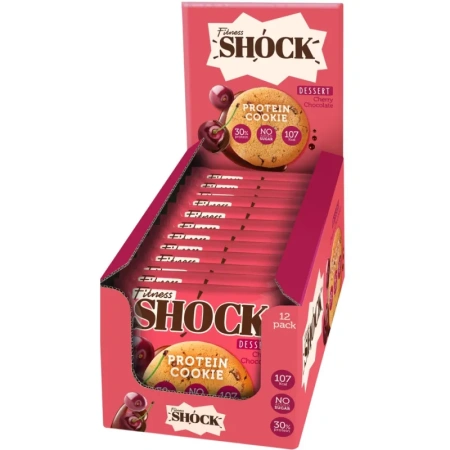 Печенье протеиновое FitnessSHOCK вишня-шоколад 35 г