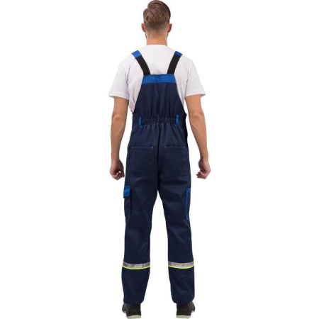 Костюм рабочий летний мужской л26-КПК с СОП синий/васильковый (размер 52-54, рост 182-188)