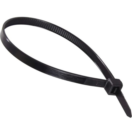 Хомут (стяжка) пластиковый Вихрь 200x4.8 мм черный 100 штук