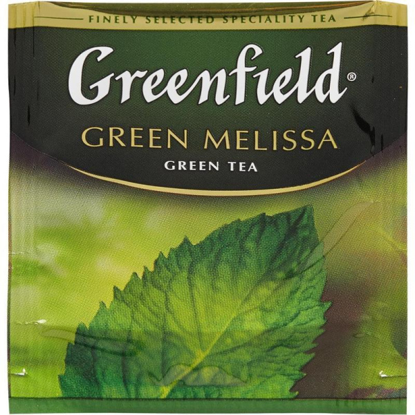 Чай Greenfield Green Melissa зеленый 25 пакетиков