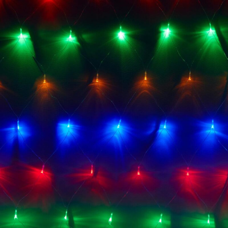 Электрогирлянда разноцветный свет 2х3 м