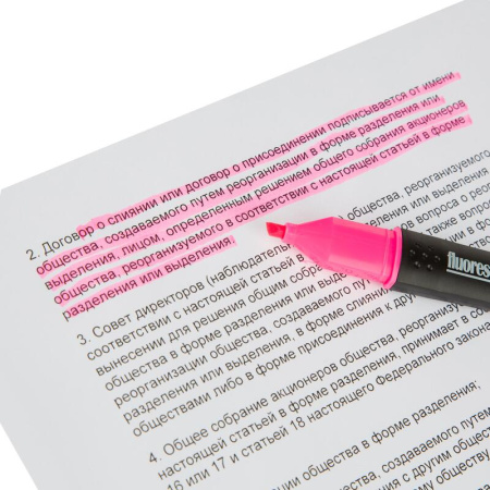 Текстовыделитель M&G розовый (толщина линии 1-3 мм)