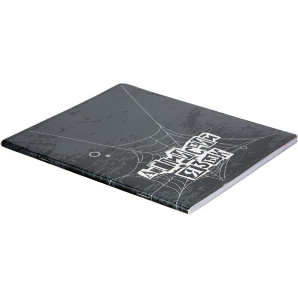 Тетрадь предметная по английскому языку №1 School Панк А5 48 листов  разноцветная в клетку УФ-сплошной глянцевый лак