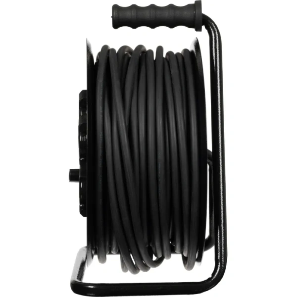 Удлинитель на катушке TOPFORT КГтп-ХЛ 3х2.5 кв.мм 50 м 16 А с  заземлением 4 розетки (TEH303-196)