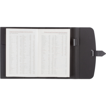 Ежедневник недатированный Bruno Visconti Senate искусственная кожа А5 136 листов черный (175x235 мм) (артикул производителя 3-213/04)