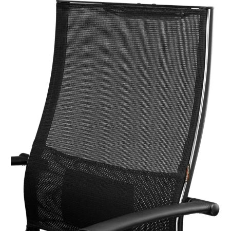 Конференц-кресло Ergolife Sit Air чёрный (ткань, металл чёрный)