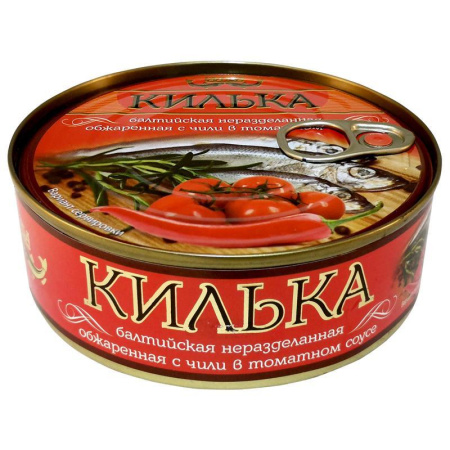 Килька Laatsa балтийская обжаренная в томатном соусе 240 г