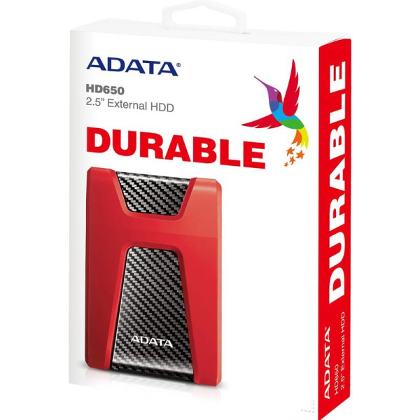 Внешний жесткий диск A-DATA HD650 1 Тб (AHD650-1TU31-CRD)