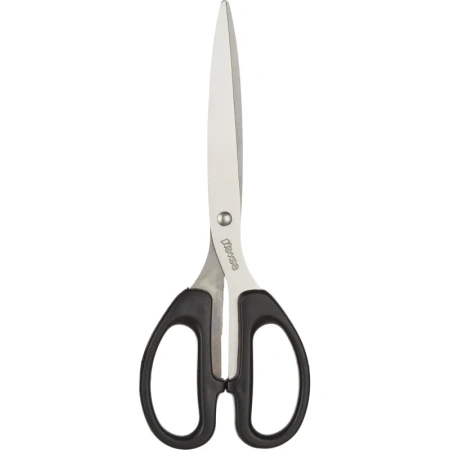 Ножницы 210 мм Комус с пластиковыми симметричными ручками черного цвета