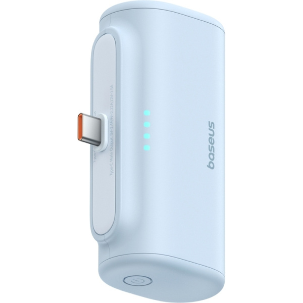 Внешний аккумулятор (power bank) Baseus Compact 5000 мАч голубой  (BAS-P1006830631300)