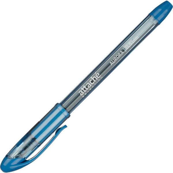 Ручка гелевая Attache Selection Aurora синяя (толщина линии 0.5 мм)
