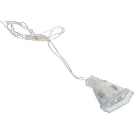 Электрогирлянда теплый белый свет 2х3 м