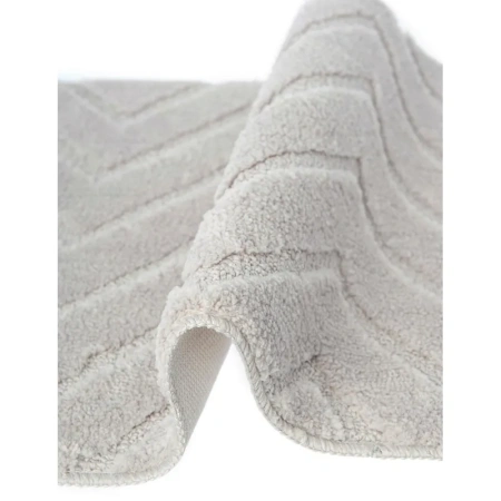 Коврик универсальный Fresh Code Зигзаг 50x80 см серо-бежевый