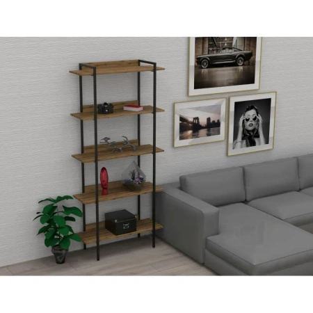 Стеллаж Комус Онега-9 (дуб вотан, 904х337х1950/1960)